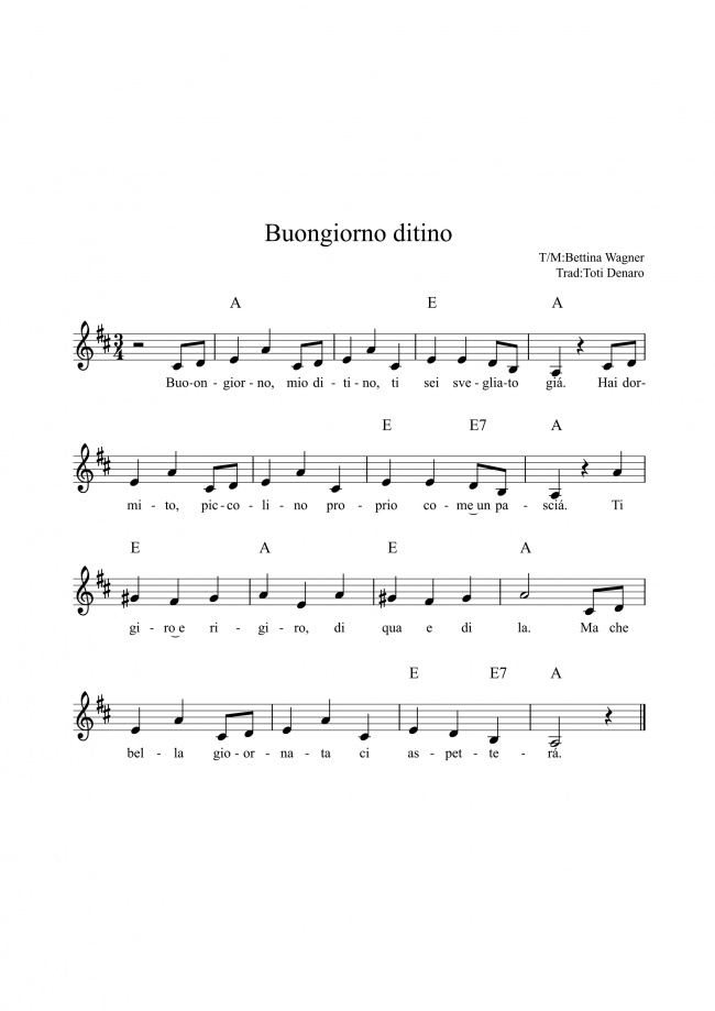 هدف خليط مقدر Buongiorno A Te Accordi Chitarra Mysrmnotes Com