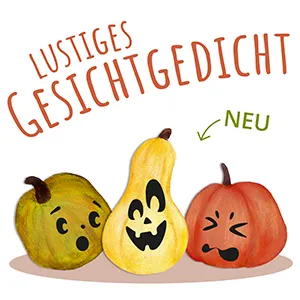3 lustige Kürbisgesichter