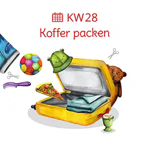 Das Bild zeigt viele bunte Faltfische, die Kinder im Kindergarten falten können.